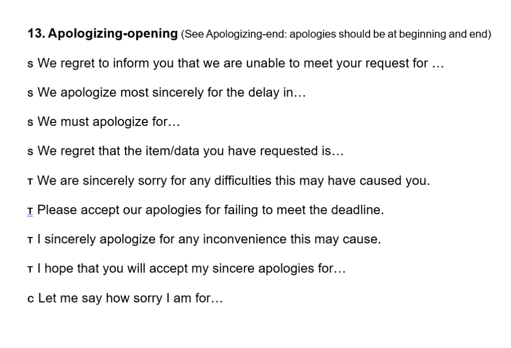 249 Business Email Phrases in 3 Polite Levels in 43&nbsp;Situations